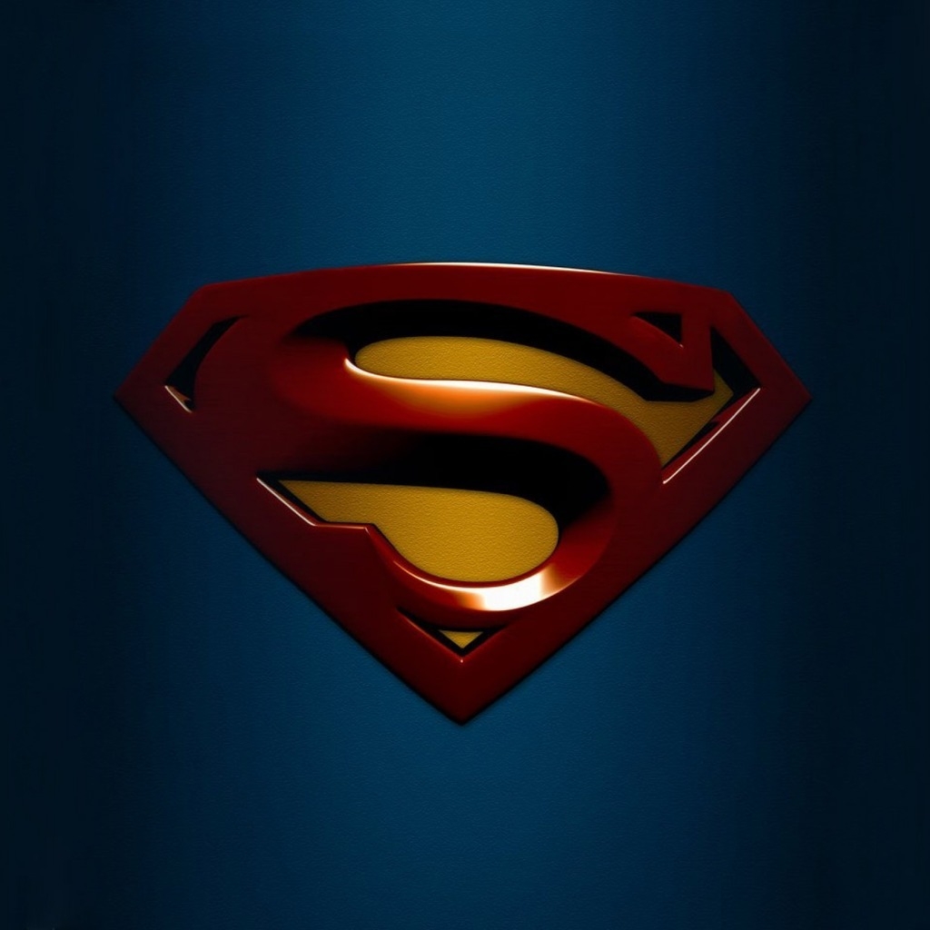 Just Superman for 1024 x 1024 iPad resolution