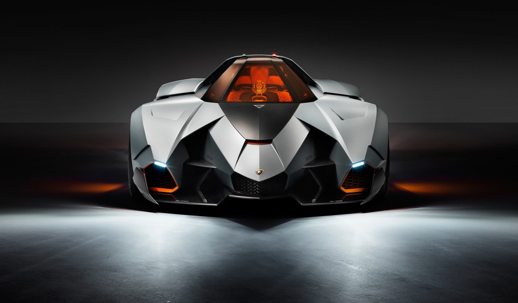 Lamborghini Egoista Front for 1024 x 600 widescreen resolution