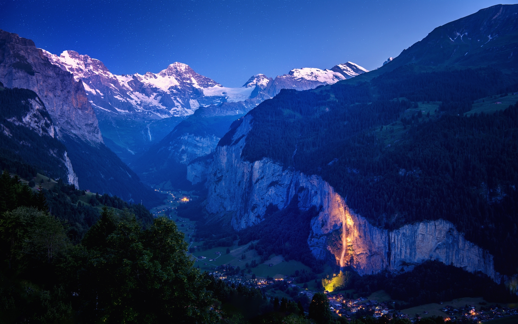 Lauterbrunnen Valley for 1680 x 1050 widescreen resolution