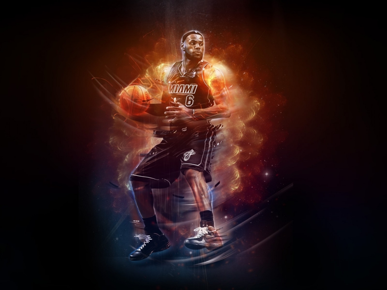 LeBron James NBA for 1280 x 960 resolution