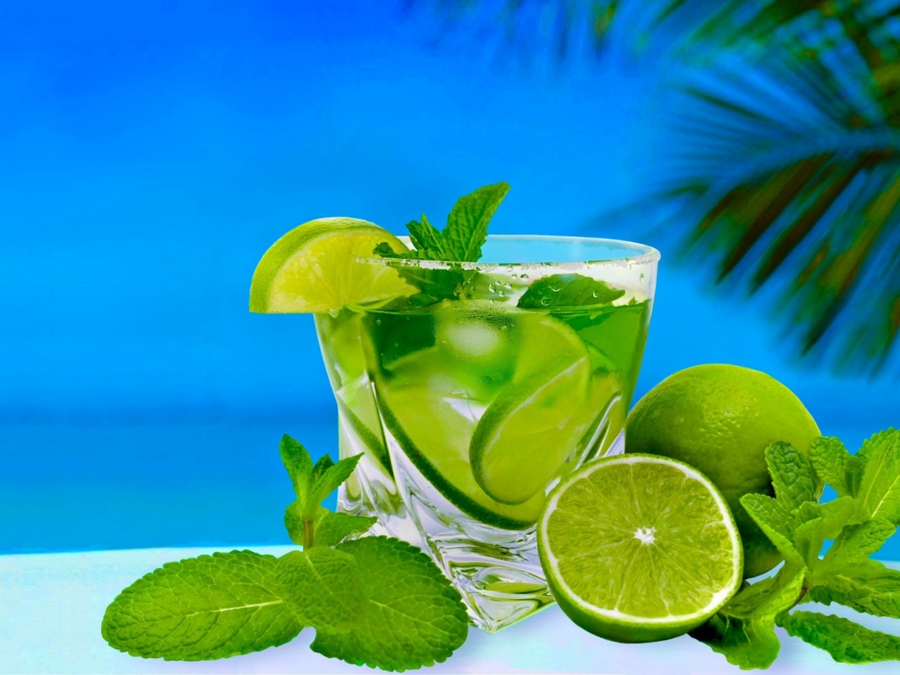 Lime Summer Cocktail for 1280 x 960 resolution