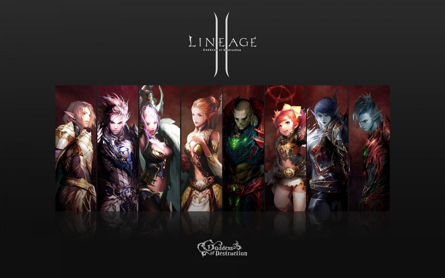 Lineage II Characters for 1440 x 900 widescreen resolution