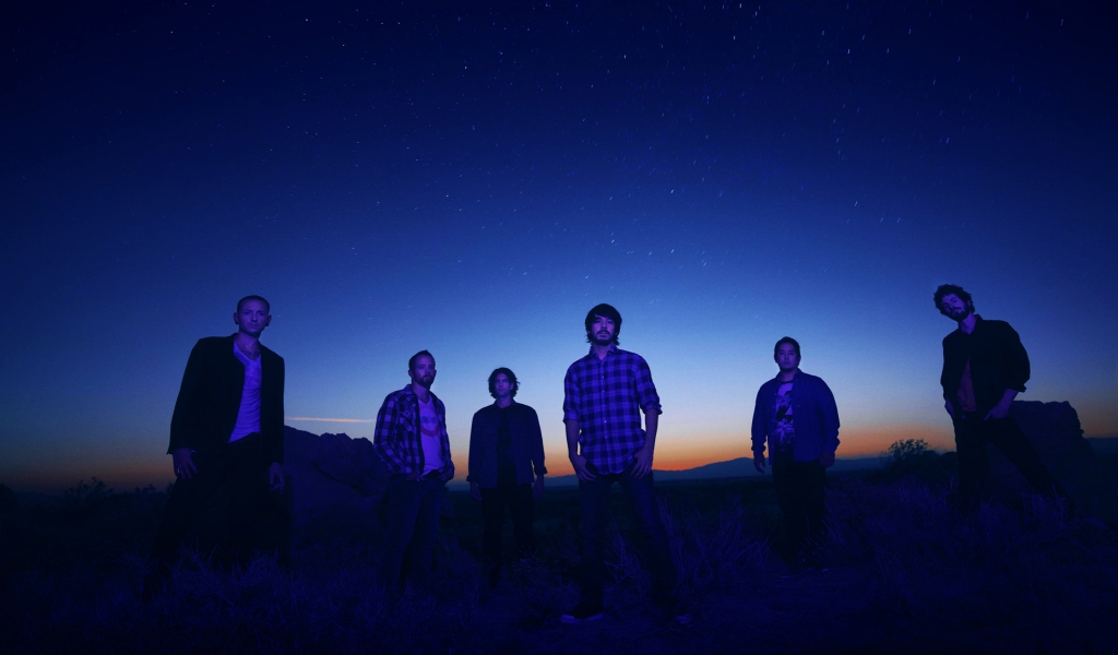 Linkin Park Night Photo Session for 1024 x 600 widescreen resolution