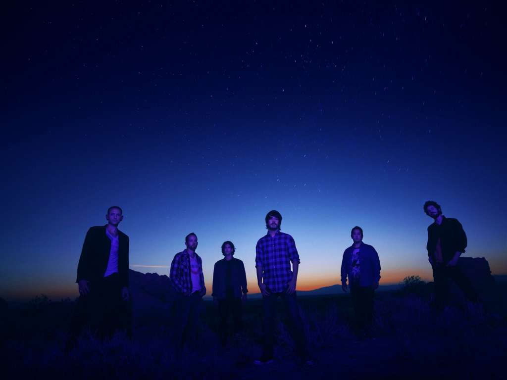 Linkin Park Night Photo Session for 1024 x 768 resolution