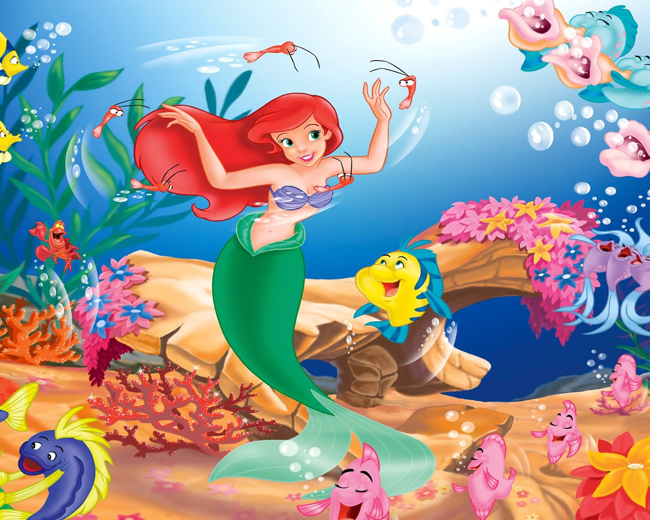 Little Mermaid for 1280 x 1024 resolution