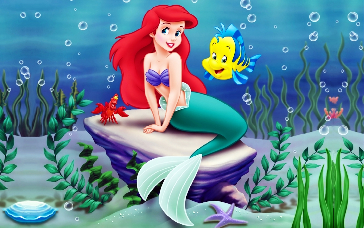 Little Mermaid Ariel for 1440 x 900 widescreen resolution