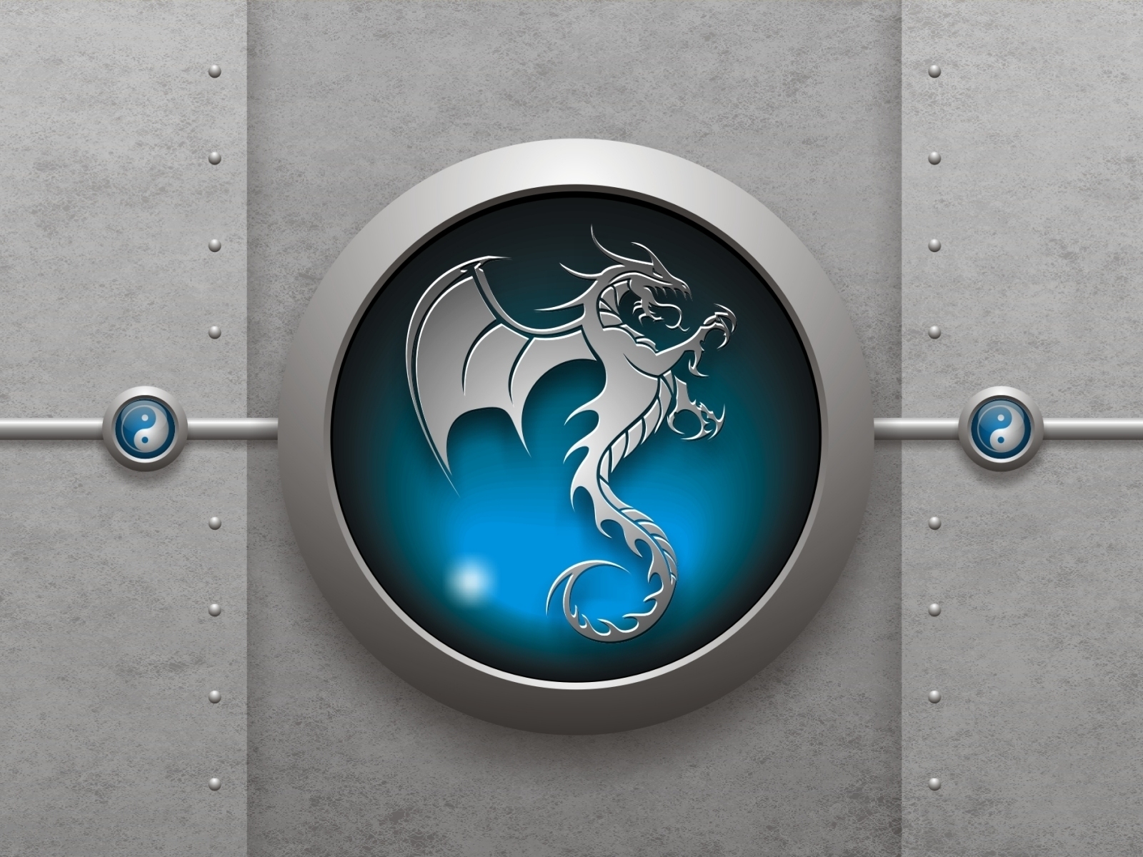 Logo Dragon 3D for 1600 x 1200 resolution