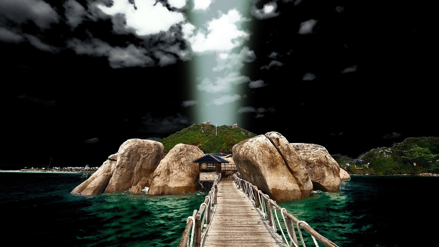 Lost Island for 1536 x 864 HDTV resolution