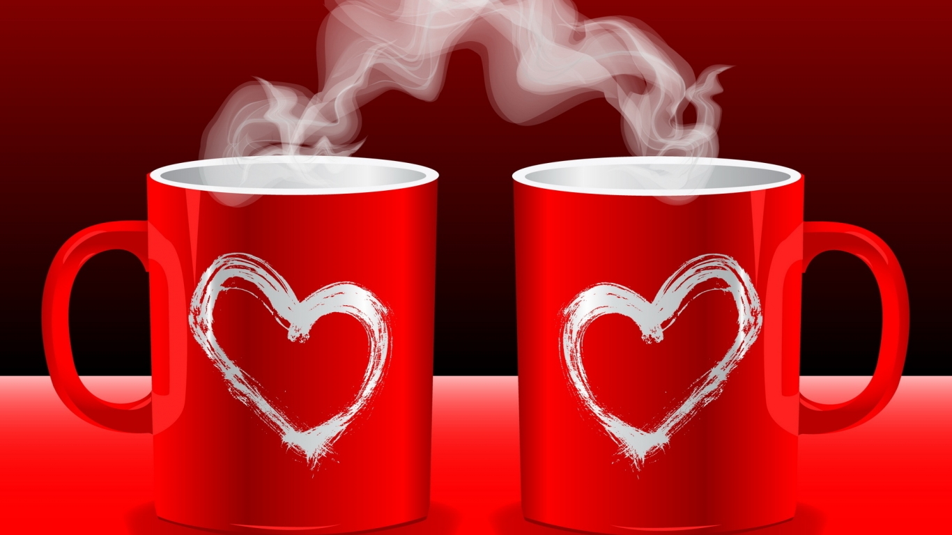 Love Cups for 1366 x 768 HDTV resolution
