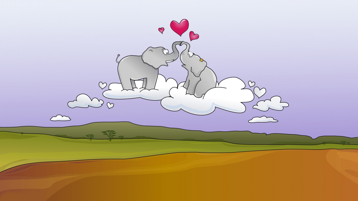 Love is in The Air for 1366 x 768 HDTV resolution