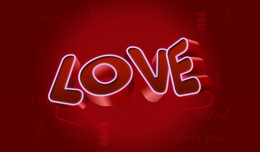 Love Letters for 1024 x 600 widescreen resolution