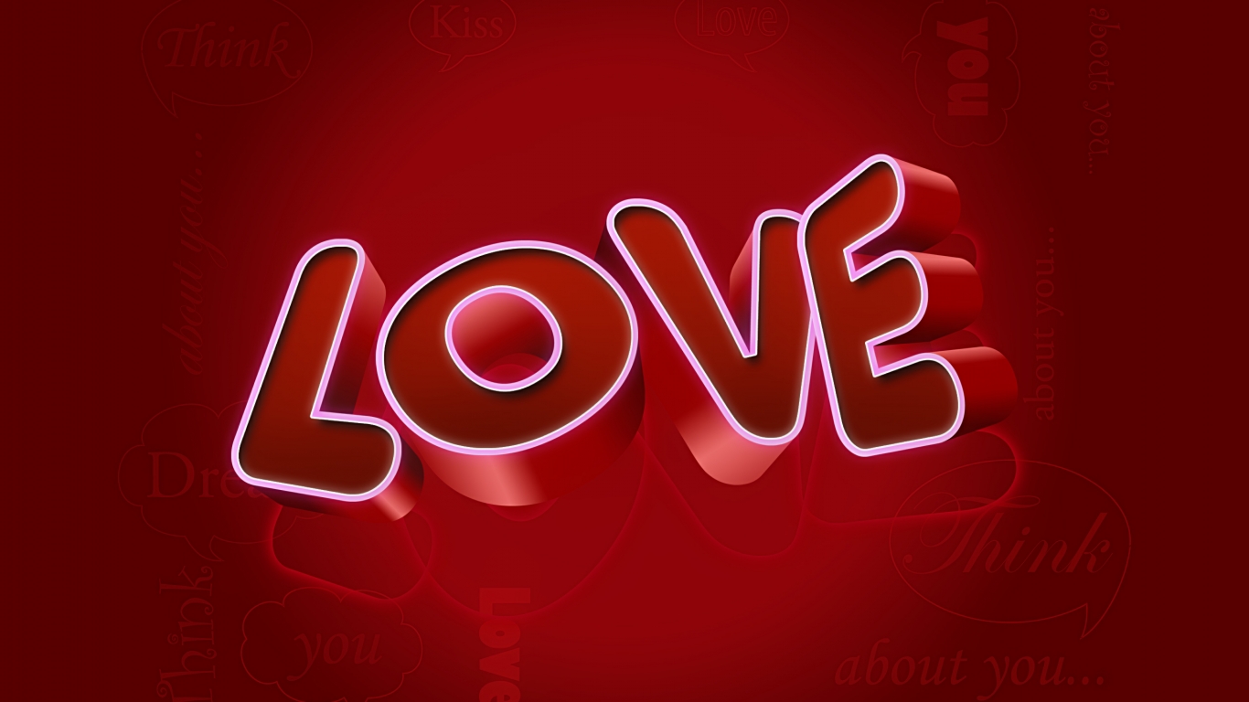 Love Letters for 1366 x 768 HDTV resolution