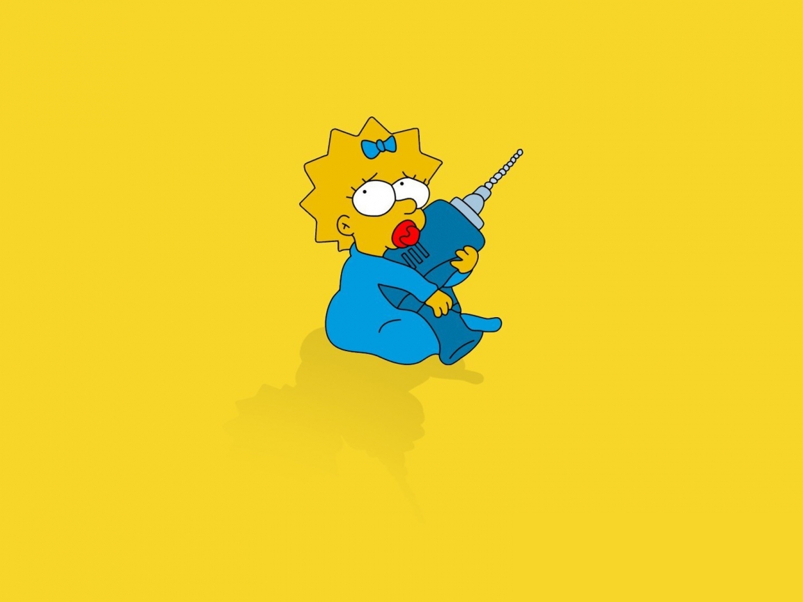 Maggie Simpson for 1152 x 864 resolution