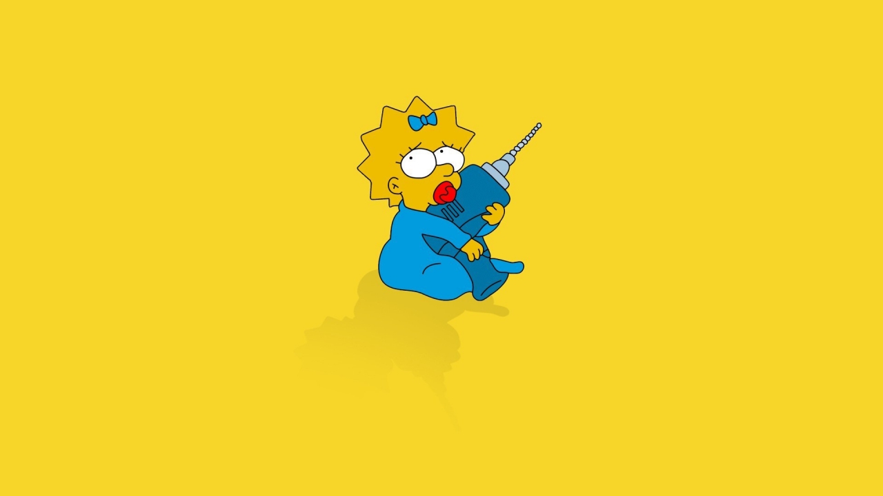 Maggie Simpson for 1280 x 720 HDTV 720p resolution