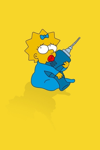 Maggie Simpson for 320 x 480 iPhone resolution