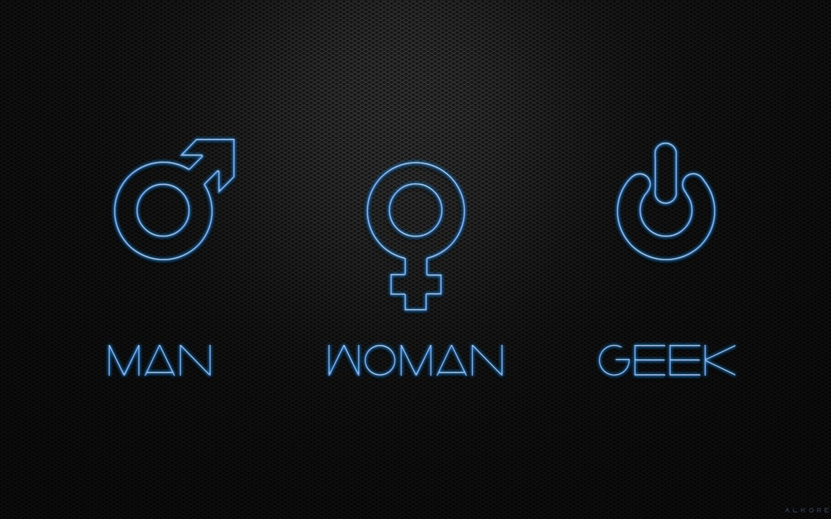 Man Woman and Geek for 1680 x 1050 widescreen resolution