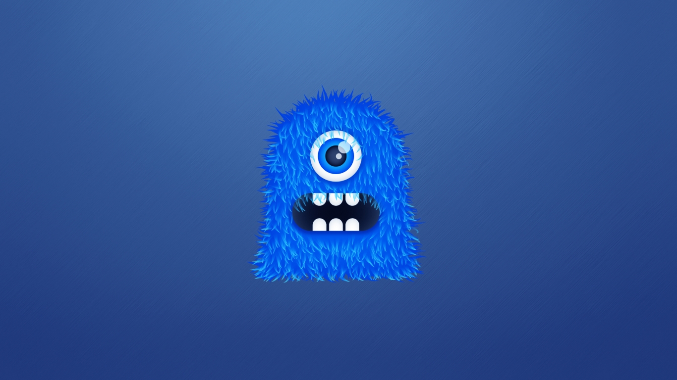Mascot Scared for 1366 x 768 HDTV resolution