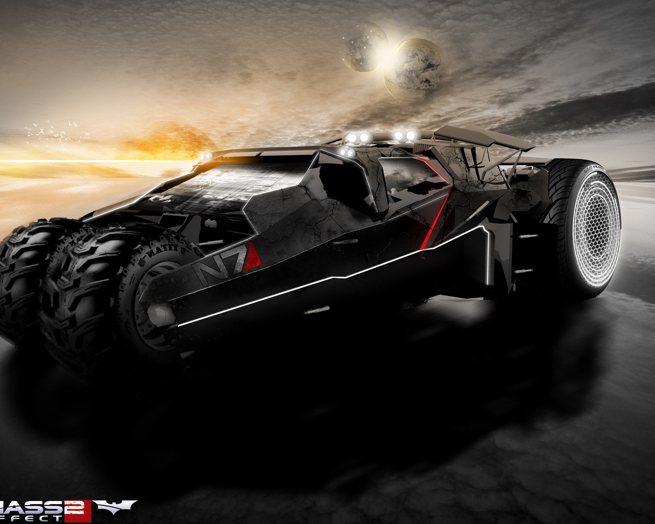Mass Effect 2 Car for 1280 x 1024 resolution