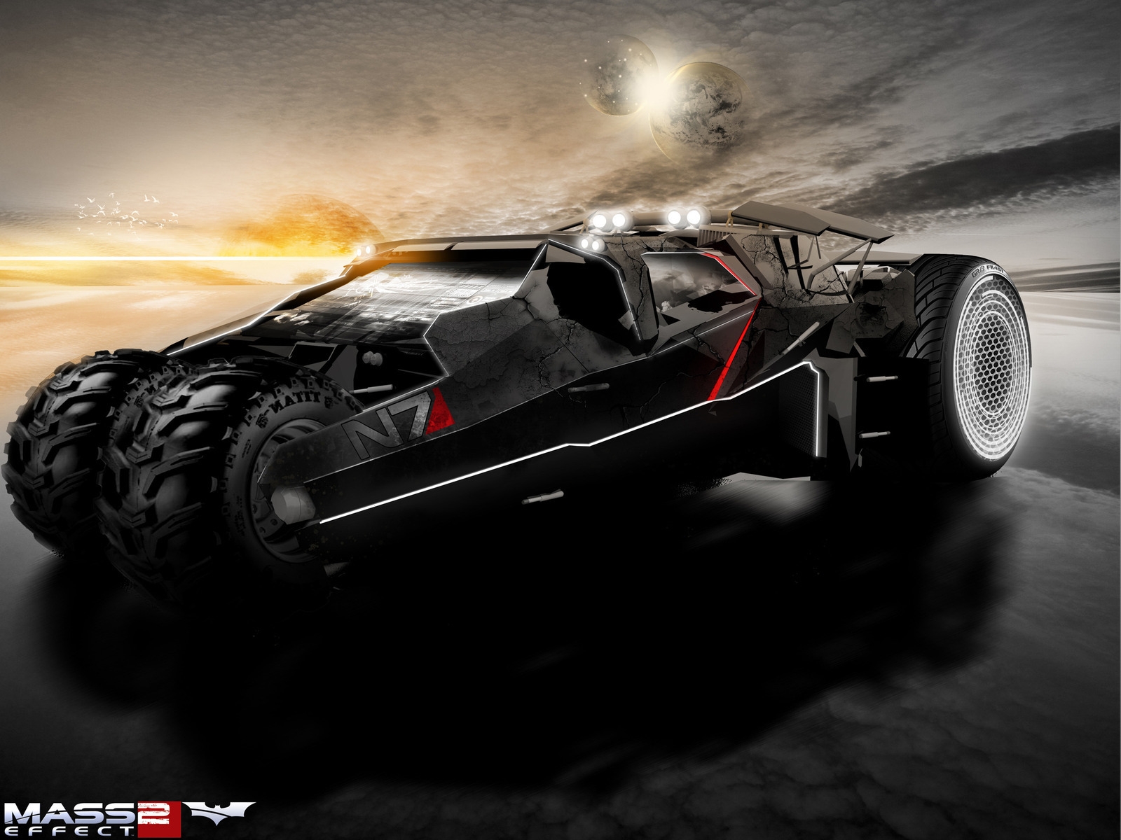 Mass Effect 2 Car for 1600 x 1200 resolution