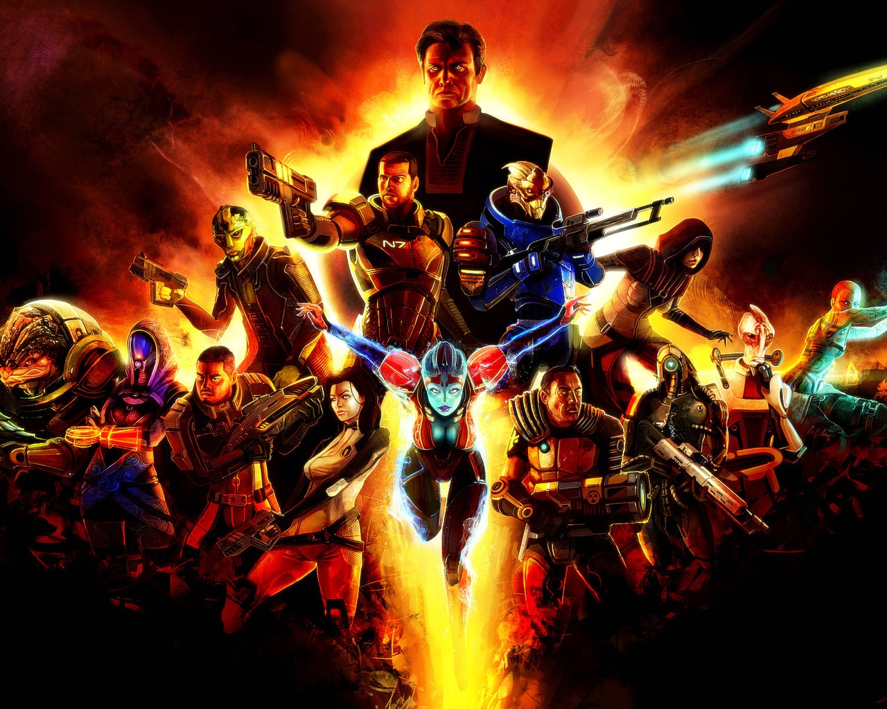 Mass Effect 2 Poster for 1280 x 1024 resolution