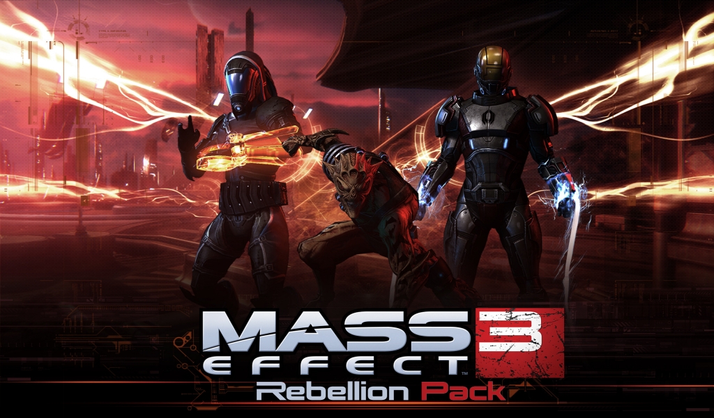 Mass Effect 3 Rebellion Pack for 1024 x 600 widescreen resolution