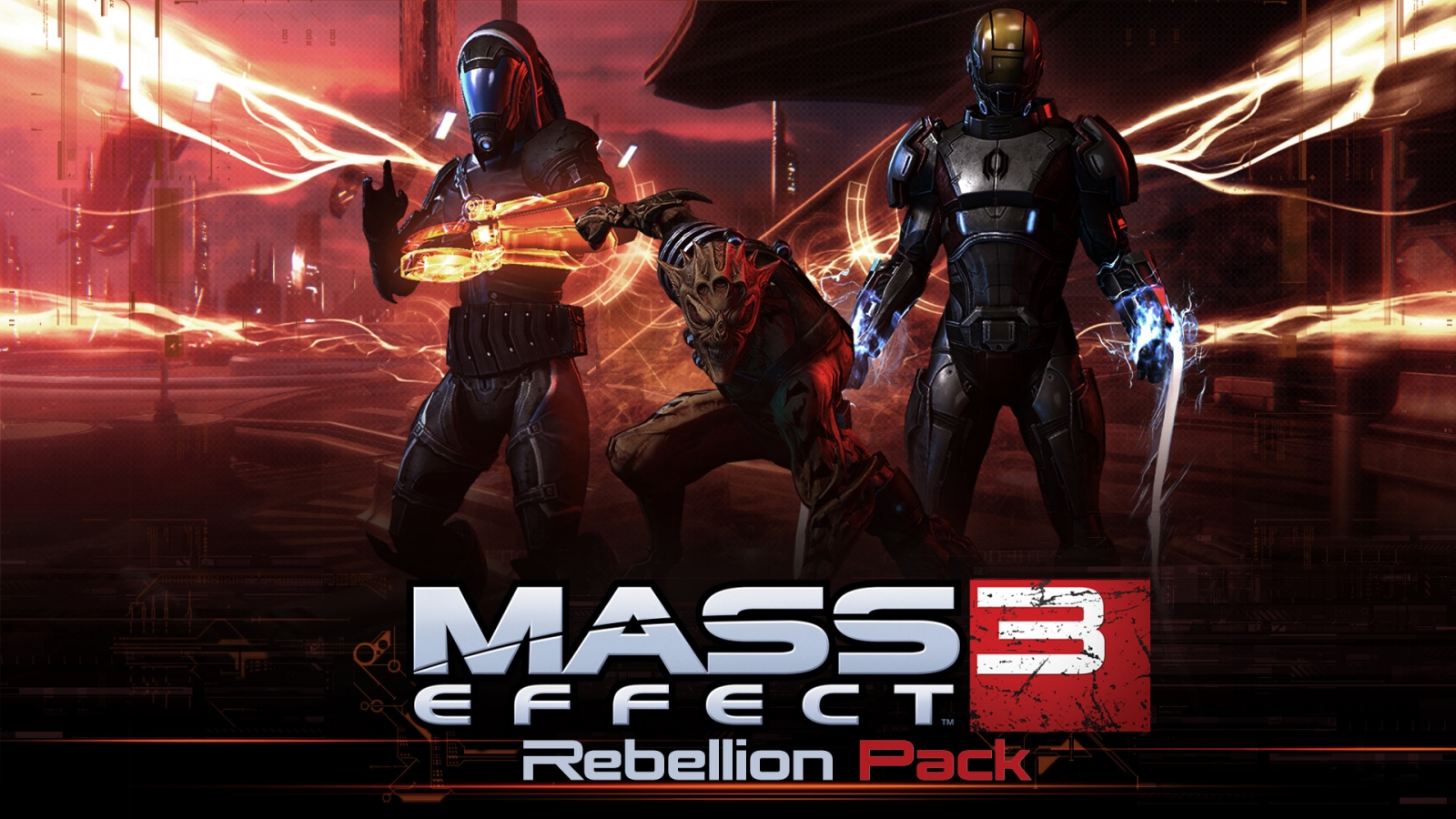 Mass Effect 3 Rebellion Pack for 1600 x 900 HDTV resolution