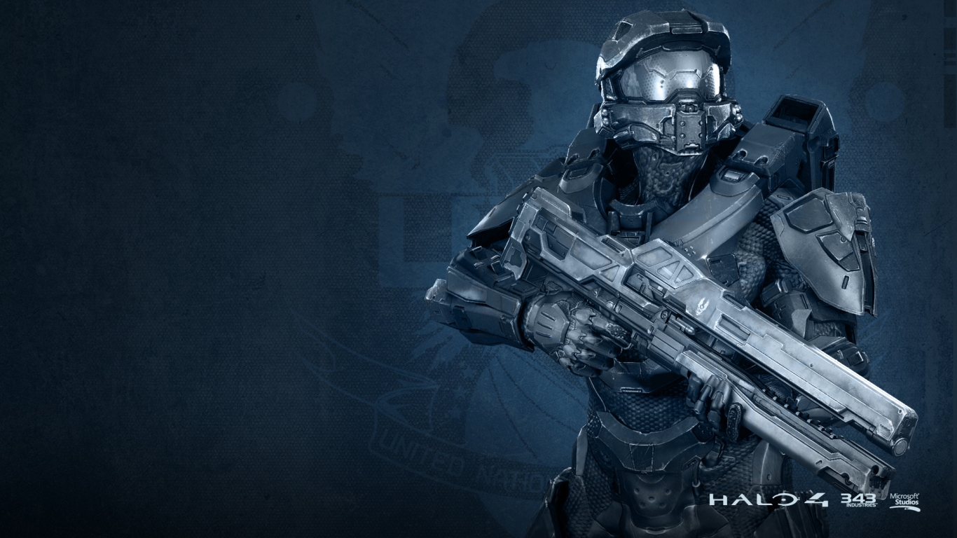 Master Chief Halo 4 for 1366 x 768 HDTV resolution