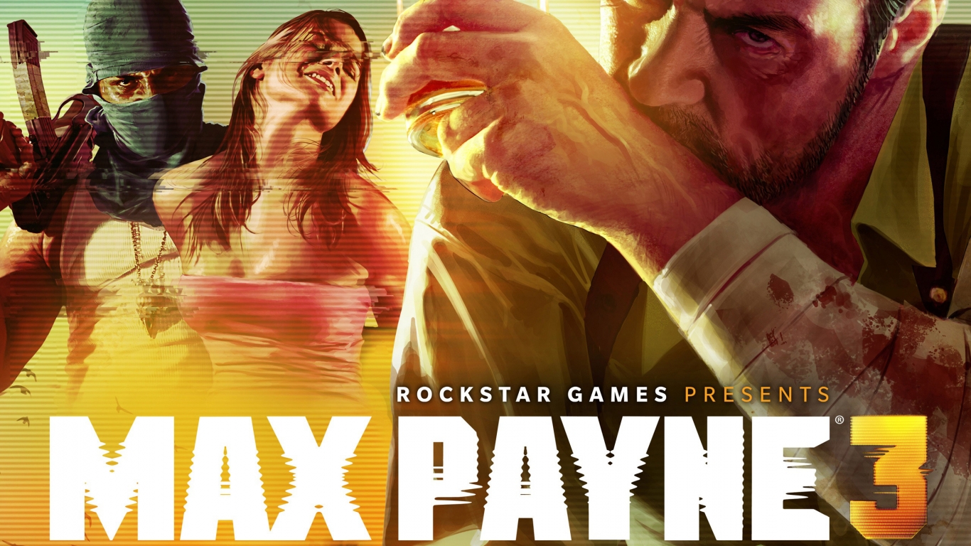 Max Payne 3 RockStar for 1366 x 768 HDTV resolution