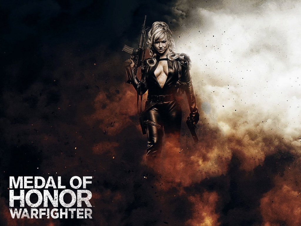Medal of Honor Warfighter Girl for 1024 x 768 resolution