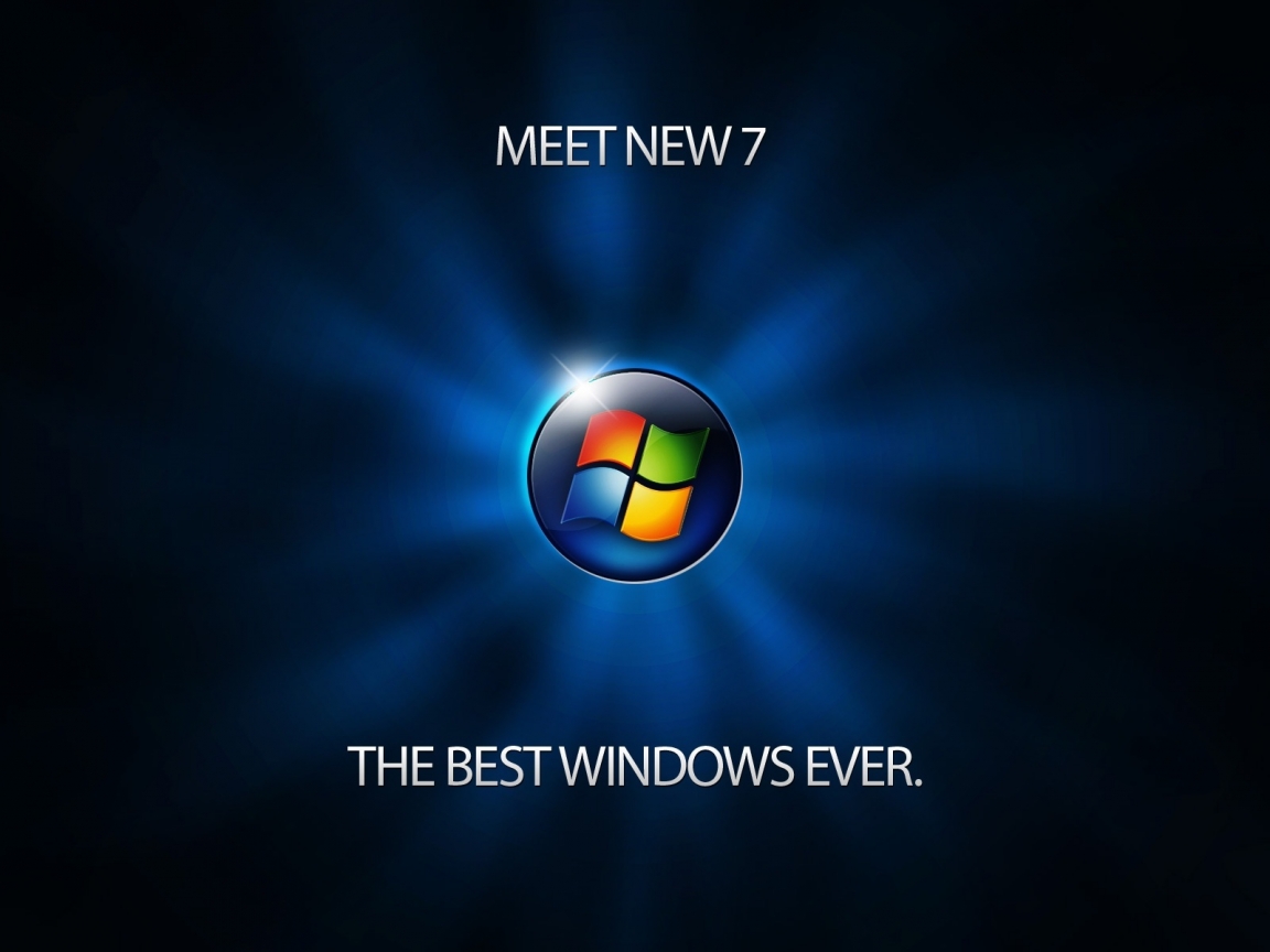 Meet Windows 7 for 1152 x 864 resolution