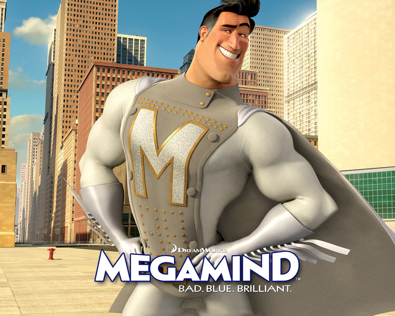 Megamind Metro Man for 1280 x 1024 resolution