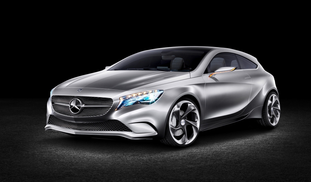 Mercedes Benz Concept A Class for 1024 x 600 widescreen resolution