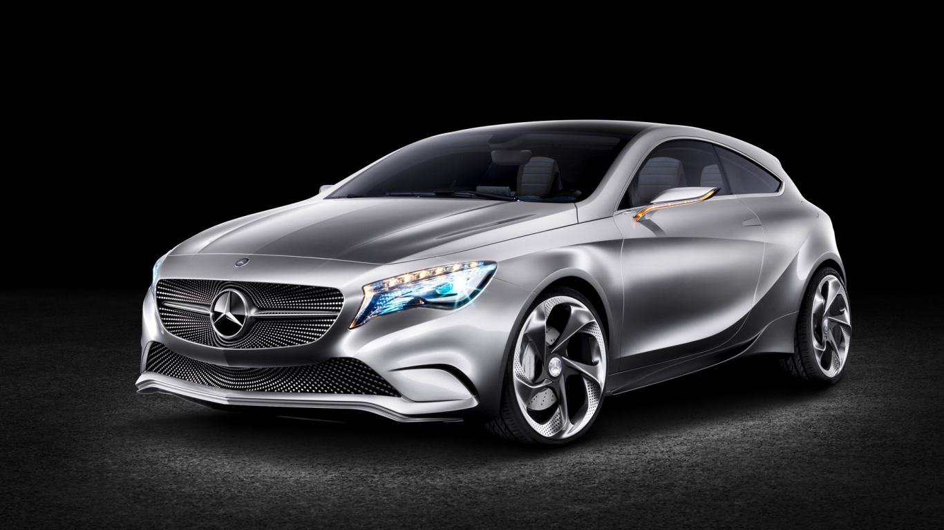 Mercedes Benz Concept A Class for 1366 x 768 HDTV resolution