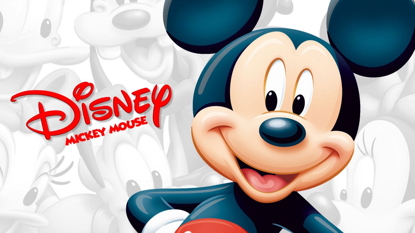 Mickey Mouse for 1366 x 768 HDTV resolution