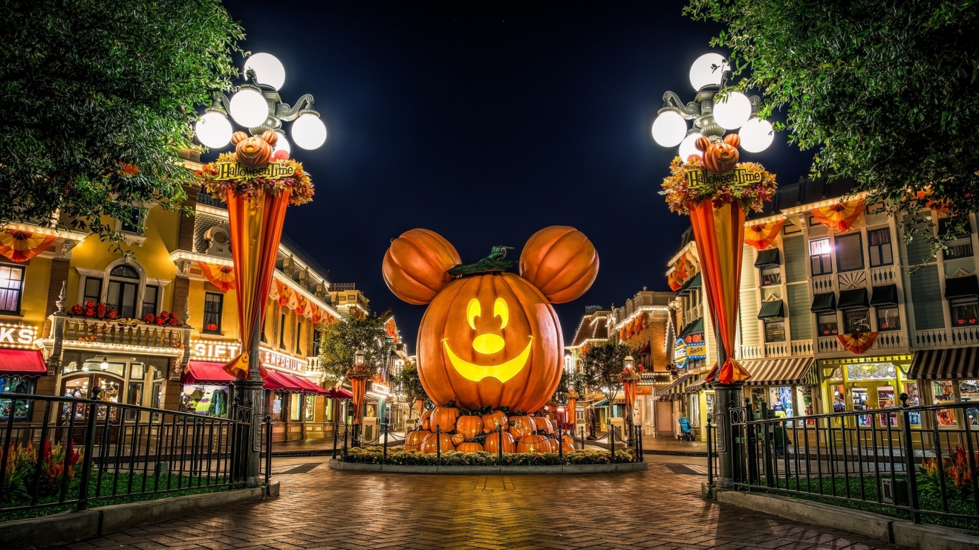 Mickey Mouse Pumpkin for 1920 x 1080 HDTV 1080p resolution