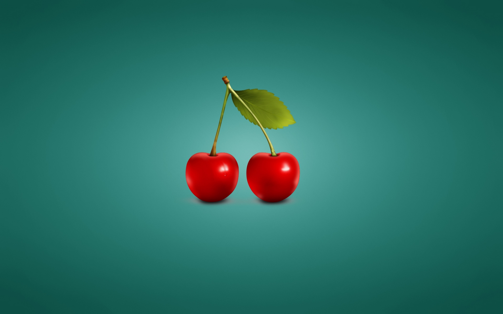 Minimalistic Cherries for 1680 x 1050 widescreen resolution