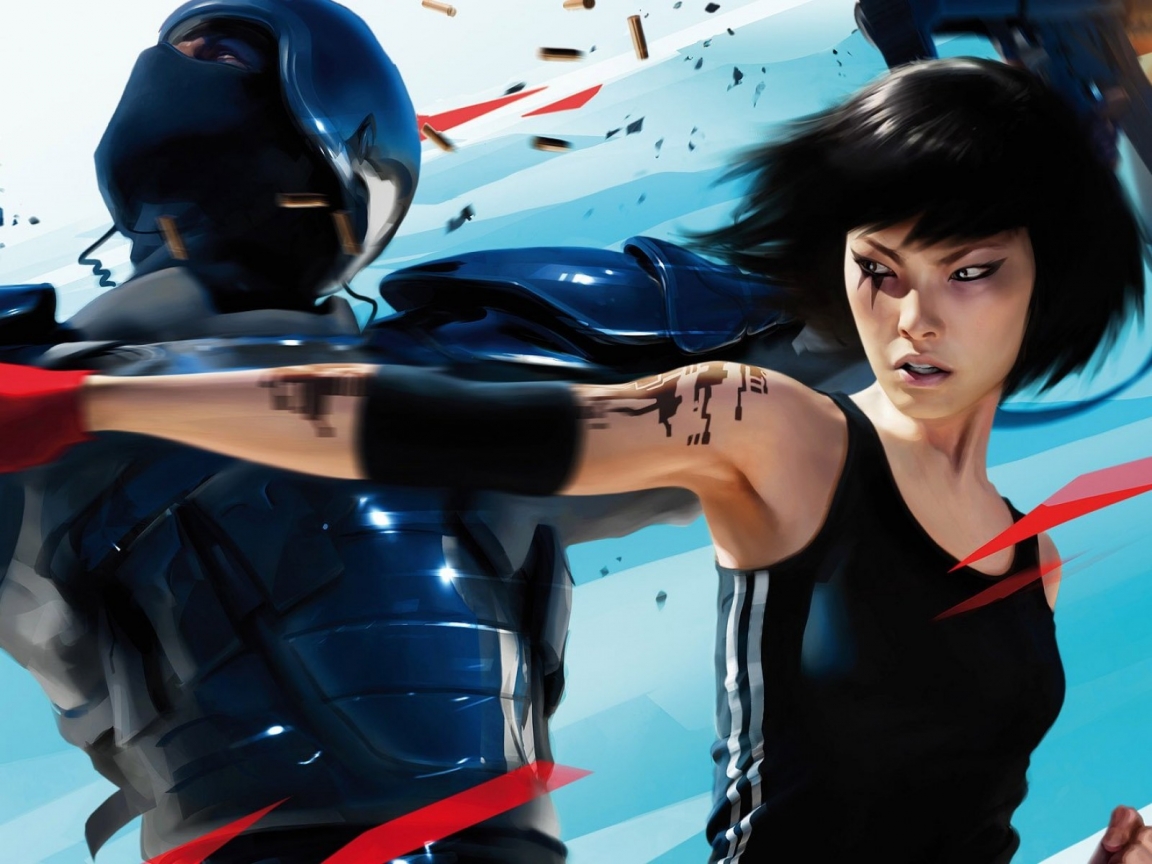 Mirrors Edge 2 Fight for 1152 x 864 resolution