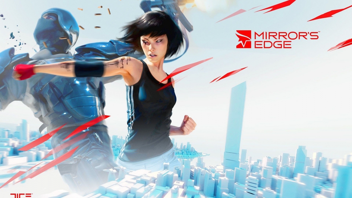 Mirrors Edge 2 Game for 1366 x 768 HDTV resolution