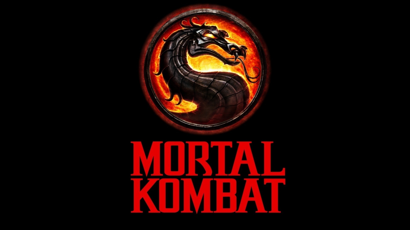 Mortal Kombat Logo for 1366 x 768 HDTV resolution