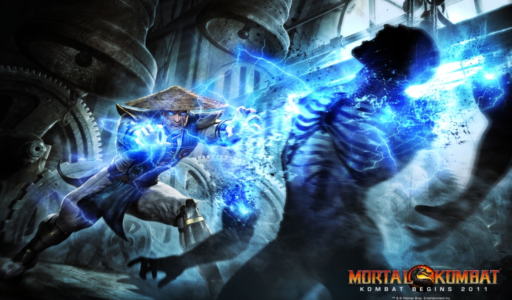 Mortal Kombat Raiden for 1024 x 600 widescreen resolution