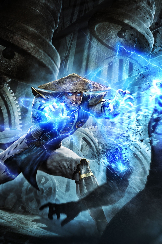 Mortal Kombat Raiden for 640 x 960 iPhone 4 resolution
