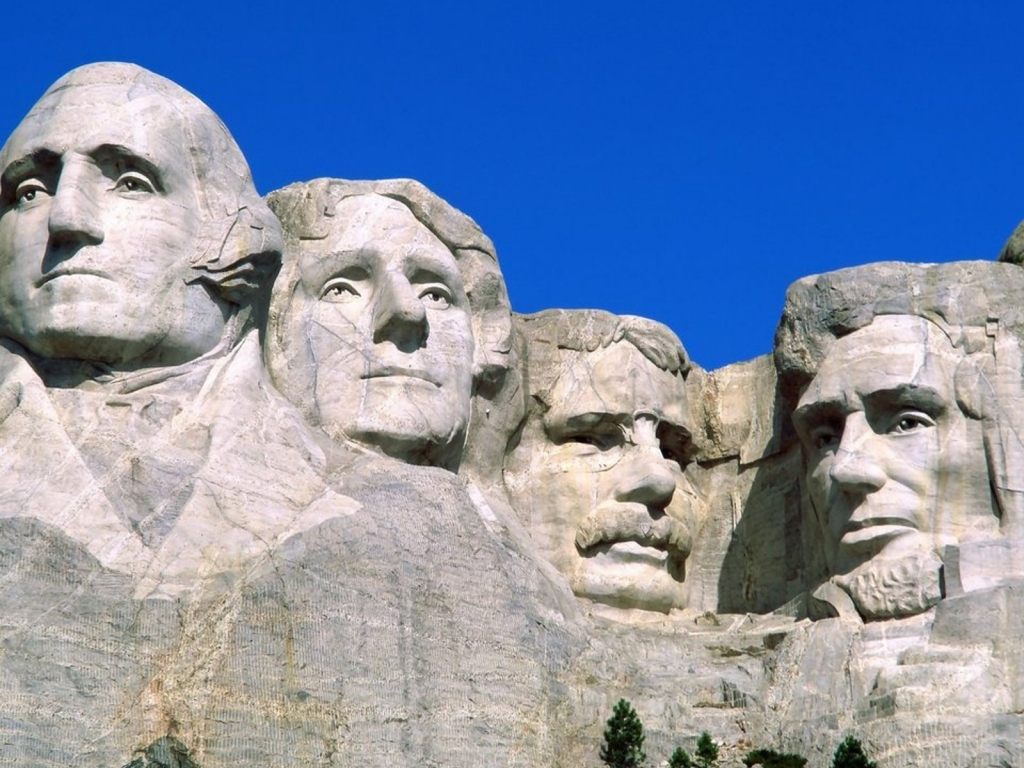 Mount Rushmore for 1024 x 768 resolution