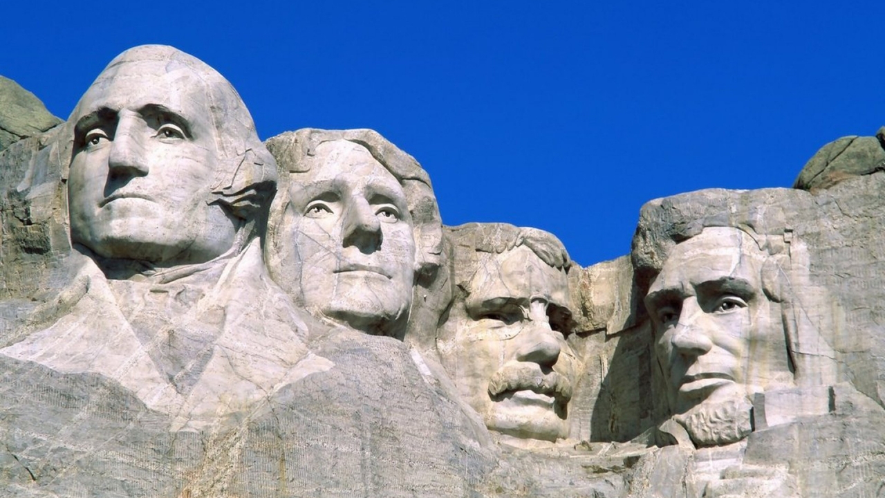 Mount Rushmore for 1280 x 720 HDTV 720p resolution