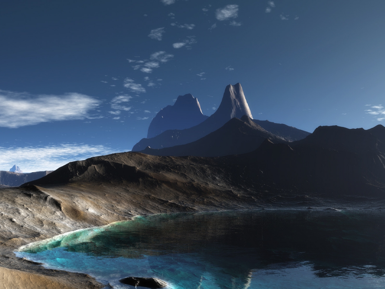 Mountain Lake for 1280 x 960 resolution