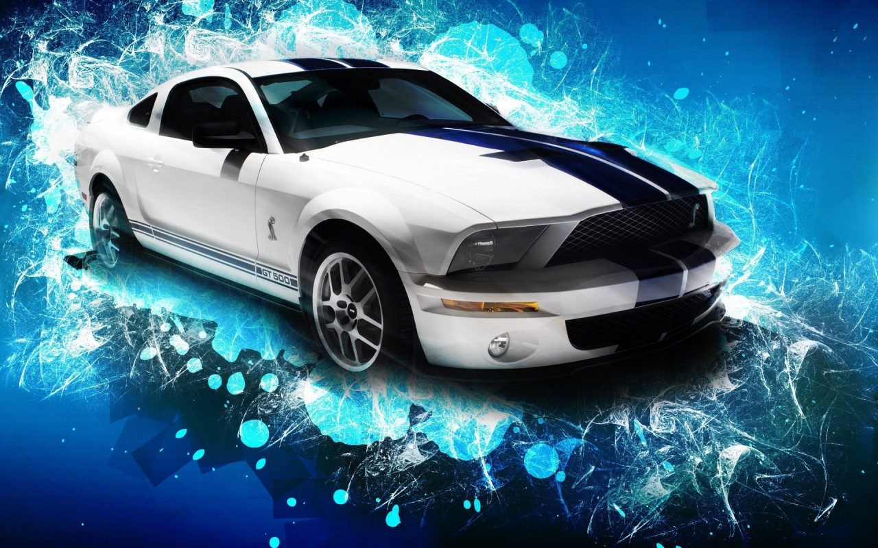 Mustang GT Front Angle for 1280 x 800 widescreen resolution