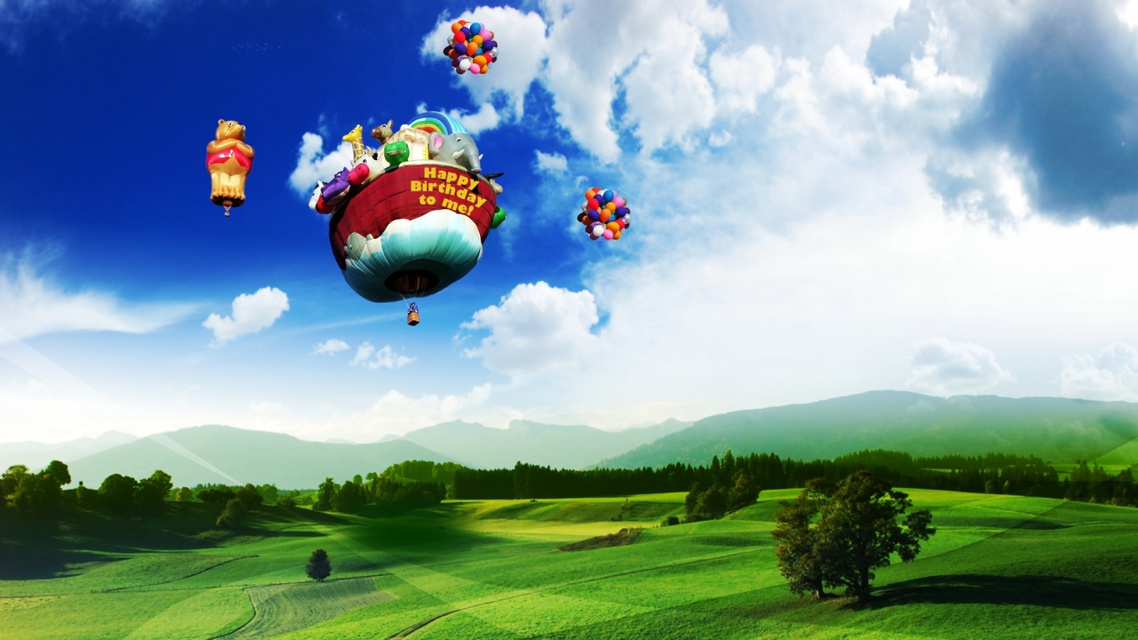 Nature 3D Landscape Fantasy for 1600 x 900 HDTV resolution