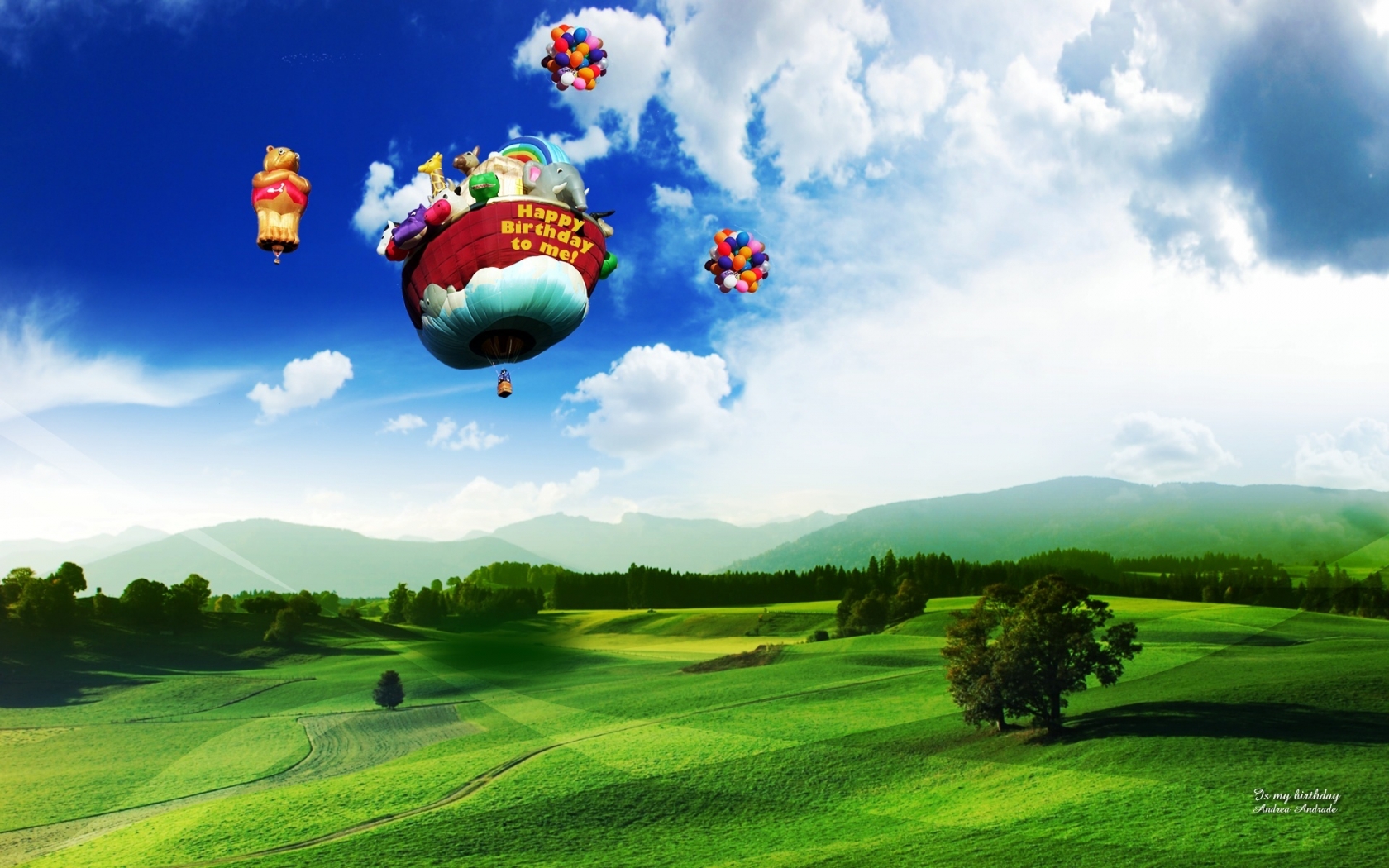 Nature 3D Landscape Fantasy for 1680 x 1050 widescreen resolution