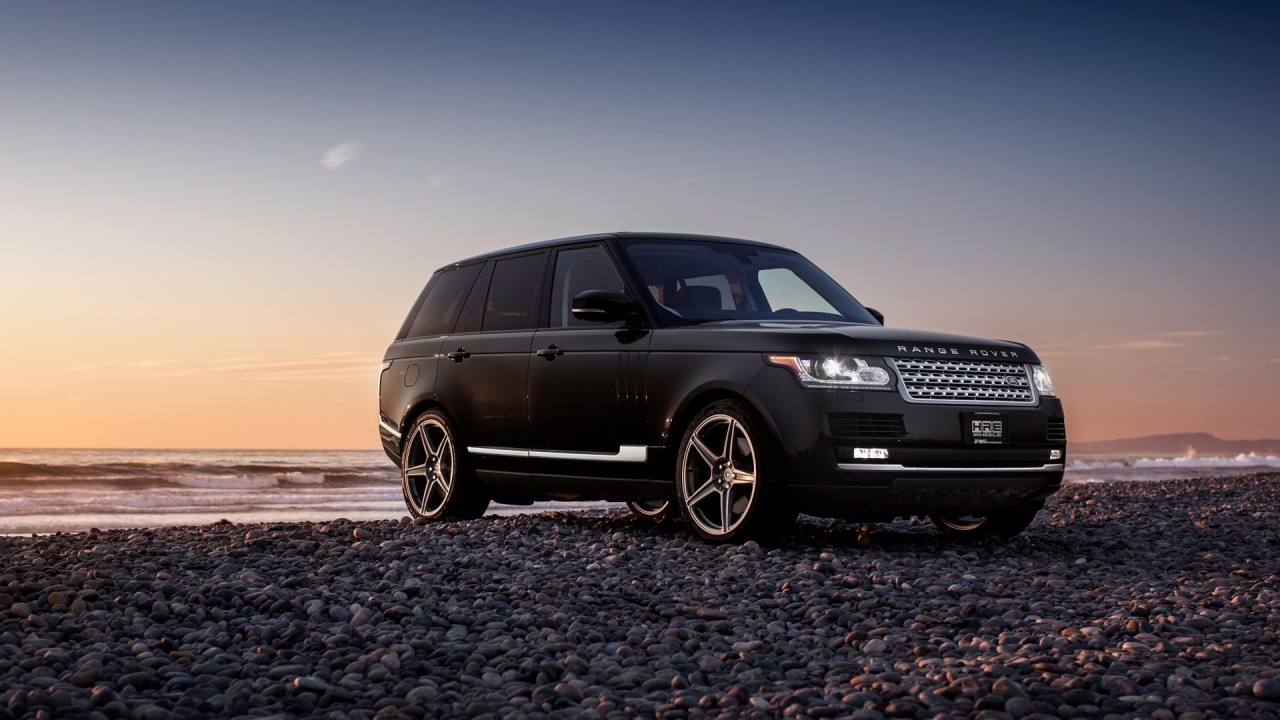 New Black Range Rover for 1280 x 720 HDTV 720p resolution