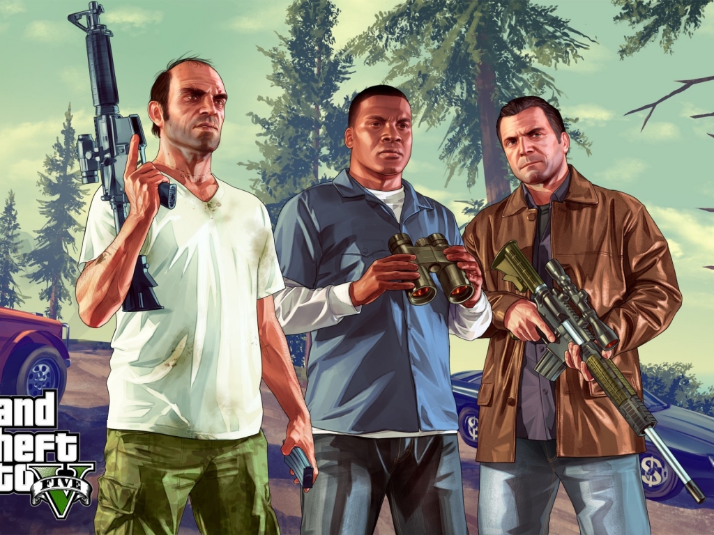 New Grand Theft Auto V for 1024 x 768 resolution