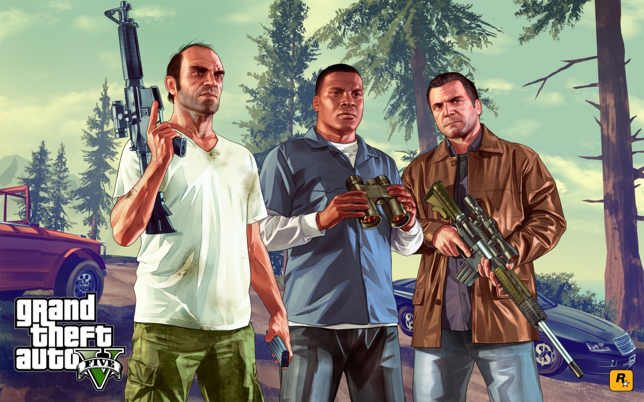 New Grand Theft Auto V for 1280 x 800 widescreen resolution